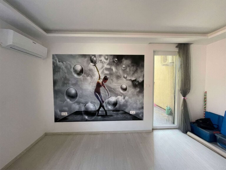 Felsőgöd - tapétázás